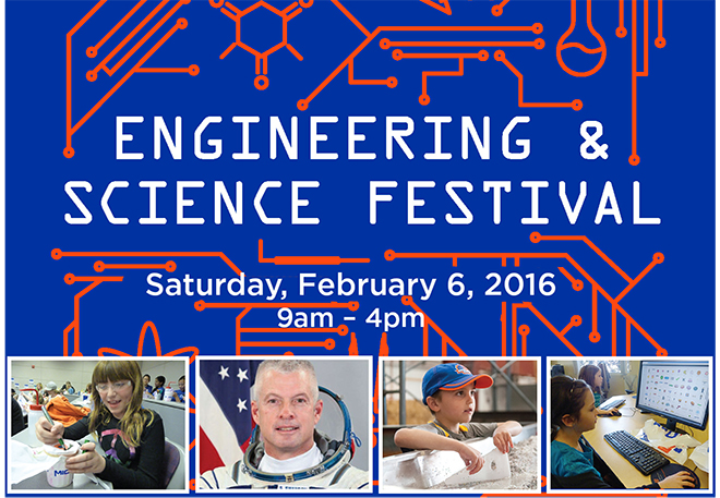 Boise state engineering and science festival poster.